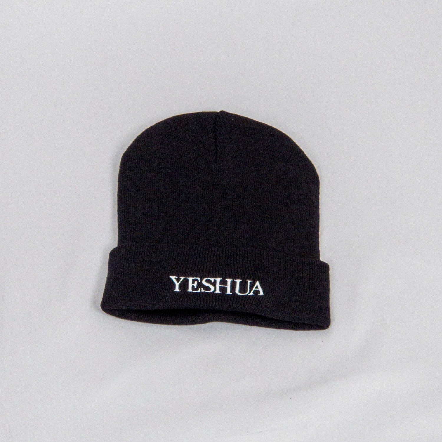 Discover the ultimate blend of comfort and style with our essential embroidered 'YESHUA' beanie. It’s more than just a piece of clothing; it’s a statement.